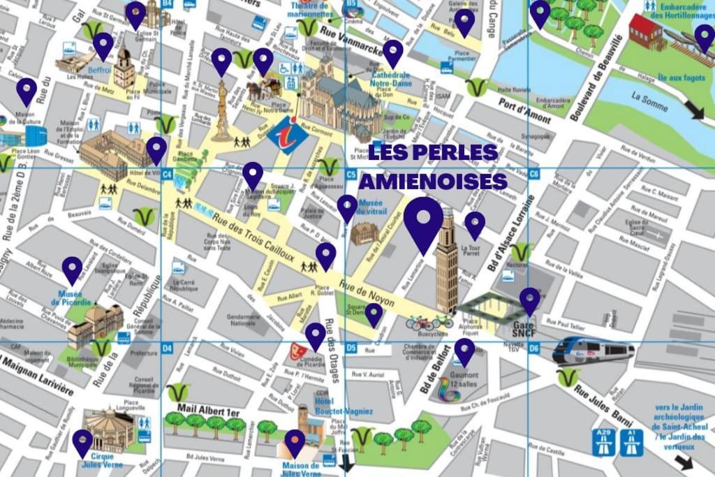 Les Perles Amienoises Gold Pearl Hyper Centre Appartement Amiens Buitenkant foto